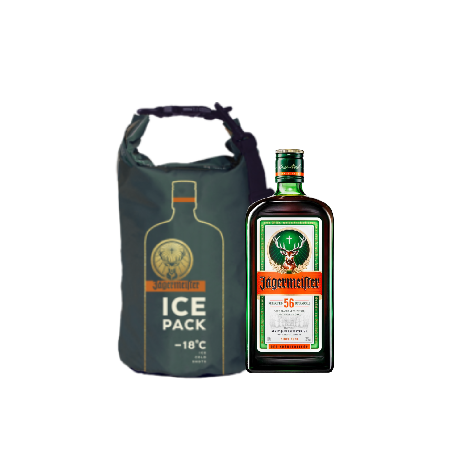 Jagermeister +jégtáska 35% 0,7L